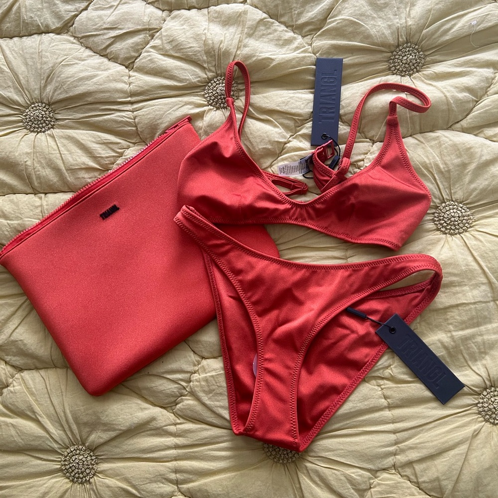 Triangl MAIA orange swimsuit